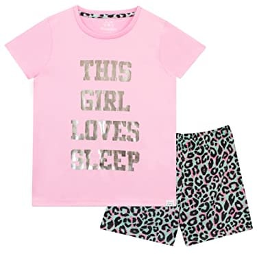 Harry Bear Schlafanzug Mit Sleep Aufdruck | Pyjamas Für Mädchen | Kinderpyjamas | Pyjamas Mädchen
