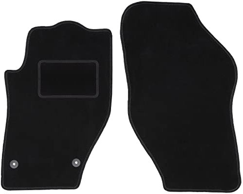 Wielganizator Automatte – Passend für Peugeot 308 CC Cabrio 2007-2013 – Velours – Autozubehör - Auto Fußmatten – Fußmatte Auto – 2-teilig - schwarz