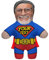 Opa Tag Geschenk Kissen mit eigenem Foto Personalisiertes Lustiges Fotogeschenk mit eigenem Gesicht Bedruckt 45 cm Hoch Body Körper Foto-Kissen zum Geburtstag Motiv Super Opa Grandpa [091]
