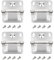 Cooler Hinges Replacement Coleman Cooler Hinges Parts 5253 6262 6270 5250 5286b (with Screws Set) (4 Pack)