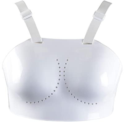 Harilla Brustschutz Erwachsene Kinder Fechten Brustschutz für Rugby Fußball Muay Thai Boxen, Damen XS 83-85cm