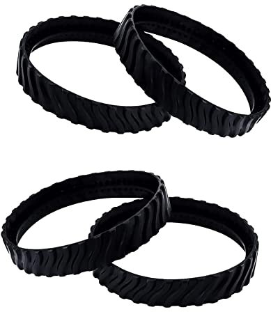 NUHFUFA 4 PCS Courroie de Pneu du Nettoyeur de Piscine Remplacement Courroie de Pneu Courroie d'entraînement Compatible avec Zodiac MX8 Elite, MX6 Elite, MX8, MX6