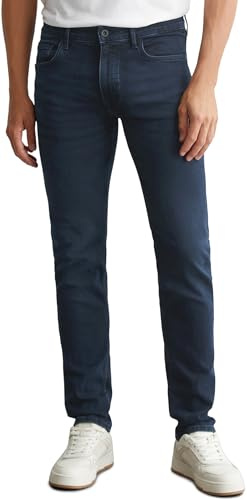 Marc OߴPolo Herren Jeanshose mit Stretch-Anteil Shaped Fit, Blau (Authentic Mid), W33/L34