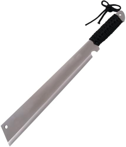 Bushcraft Messer Machete Basic Inklusive Nylon-Scheide Gürtel Messer Survival Messer scharfes Jagdmesser Überlebensmesser Outdoor Messer für Wandern Camping Garten