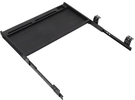 DIKACA 1 Set Vassoio della Tastiera Supporto per Tastiera da scrivania Vassoio per Tastiera con Montaggio sotto scrivania Porta Tastiera Estensione della Tastiera cassetto sotto Il Tavolo