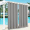 BAYUE Outdoor Vorhang Wetterfest mit Ösen,Oben und Unten (Individuelle Farben und Größen erhältlich) Blickdicht Wasserdicht Outdoor Gardine 1 Stück für Garten Terrasse Pavillon Veranda Balkon