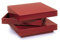 Dmora Table Basse avec Double étagère rotative en MDF laqué Rouge Brillant
