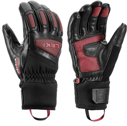 LEKI Damen Griffin Pro 3D Handschuhe, Black-rosé, 8