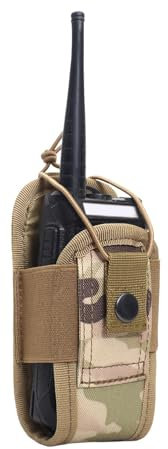 DASHIELL Sac pour Talkie-walkie, Étui Radio Réglable pour Gilet, Support pour Talkie-walkie, Pochette D'Interphone Tactique, Support Radio Molles, Étui Radio Réglable pour Gilet