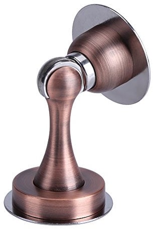 Door Stopper, Stainless Steel Magnetic Door Stop Heavy Duty Door Holder Magnetic Door Catch Magnetic Door Stopper for for Hold Door Open (Rose Gold)