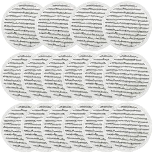 Paquete de 16 almohadillas de repuesto S7001 para mopa de vapor Shark S7001 S8201 S7201 S7000AMZ S8001 S7000 S7005 S7020 Series Steam Mop Pads, Steam & Scrub All-in-One Scrubbing Pads 000