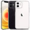 TECHTRENCH Crystal Clear Compatible With iPhone 12 Mini Case, [Anti-Yellowing] Thin Slim Soft TPU Silicone Shockproof Phone Cover Case for iPhone 12 Mini 5.4