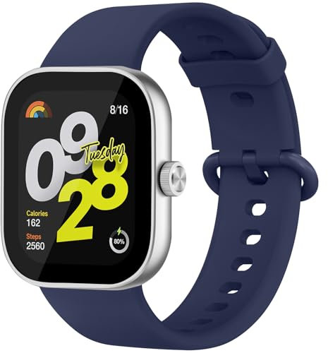 Tobfit Bracelets pour Xiaomi Redmi Watch 4/Redmi Watch 5/Xiaomi Mi Band 8 Pro Femme Hommes, Bracelet de Montre Connectée en TPU Accessoire