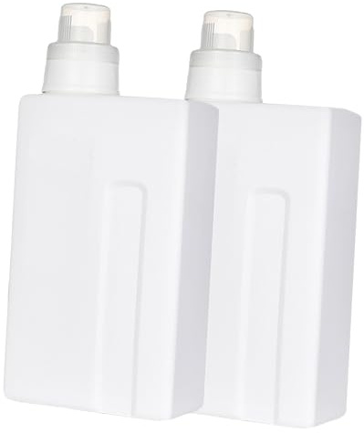 OFFIGAM 2 Stücke Nachfüllbare Waschmittelflaschen 1000ml Leere Lotionbehälter für Zuhause Hotel Restaurant Dichtes Design für Flüssigkeiten und Unterflaschen zur Lotion Aufbewahrung