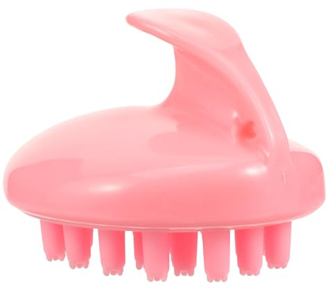 DECOMELODY Wasserdichter Massagekamm für Haarwäsche und Kopfhautmassage Ergonomischer Kopfhaut massager mit Sanften Borsten Entspannend und Hautfreundlich für Trockene und Juckende Kopfhaut