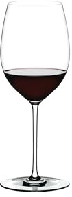 RIEDEL FATTO A MANO BY Cabernet/Merlot - Weiß - Einzelpackung, Weinglas, Kristallglas, Spülmaschinenfest - 4900/0W