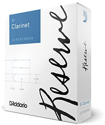 D'Addario Rico DBR1020 Reserve Blätter für Eb-Klarinetten, Stärke 2,0, 10er-Packung