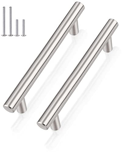 Probrico 96mm Hole centres/150mm Long Stainless Steel Kitchen Cabinet T Bar Handle Furniture Drawer Pulls Cuoboard Knobs PD201HSS96, 20 Pack