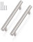 Probrico 96mm Hole centres/150mm Long Stainless Steel Kitchen Cabinet T Bar Handle Furniture Drawer Pulls Cuoboard Knobs PD201HSS96, 20 Pack