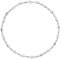 Jobo Damen-Halskette aus 925 Sterling Silber mit 108 Zirkonia 45 cm