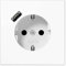 Jung LS1520-18AWW SCHUKO-Steckdose mit USB Typ A (2/3A) Quick Charge mit erhöhtem Berührungsschutz (Thermoplast bruchsicher) Alpinweiß Serie LS