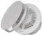 Europplast 125mm Round Bathroom Extractor Fan - 5 Inch Silent Fan with Front Panel - White, Ceiling & Wall Mounted