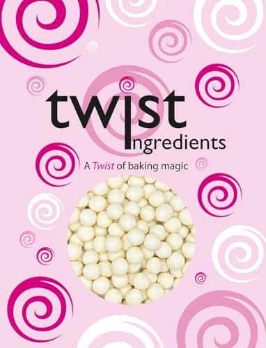 Twist Ingredients - Confectionery - White Chocolate Malt Balls Cake Topper Sprinkles, 700g. Chocolate Ball With A Crisp Centre, Snowball Cupcake Decoration for Birthdays, Parties, Drinks and Ice Cream