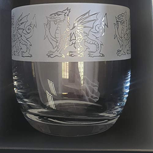 Milford Collection Animo Kerzenhalter aus Glas – Walisischer Drache