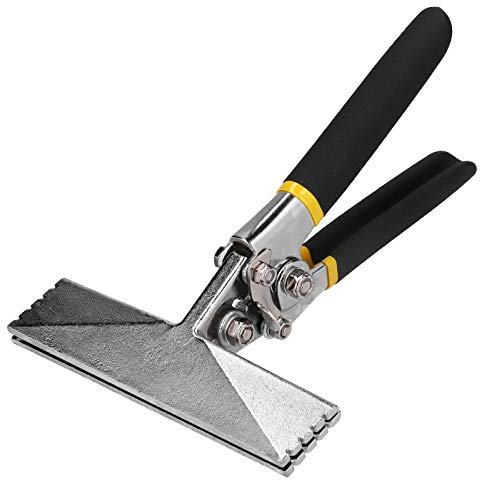 Selladora manual de chapa, alicates de pico de pato, herramienta de metal manual multifuncional de 150 mm con mango recto