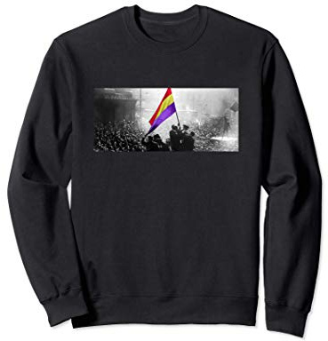 Bandera Ondeando República Española Sudadera