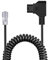 NEEWER D-Tap a BMPCC Cable de alimentación Enrollado 4K/6K Compatible con Blackmagic Pocket Cinema Camera 4K/6K Oro Mount V Mount Battery Weipu 2 Pines Hembra a P Tap, 40,64-127cm de Longitud
