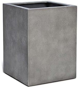 ESCHBACH® Pflanzkübel HIGH Cube 45 Beton Grau Quadratisch * 45 x 45 x 60 cm * 10 Jahre Garantie