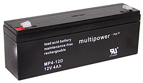 Hückmann Multipower Blei-Akku MP4-12D MBL12/4 (Akku, Ersatzakku) 111456
