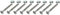 8 x HMH-Shop Bettschraube M6 x 50 mm + Quermutter M6 Bettbeschlag Innensechskant