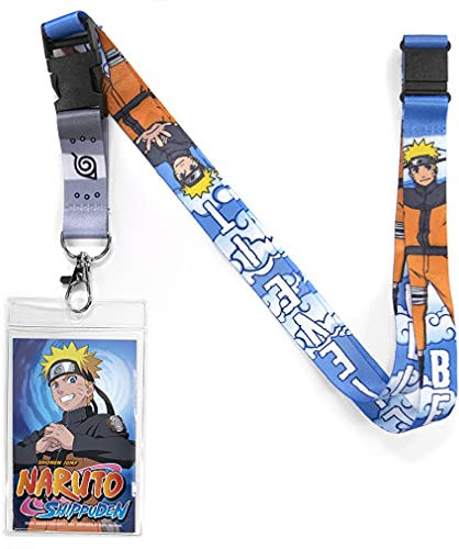 Ata-Boy Naruto Cordon porte-badge, cordons Naruto Anime pour badges d'identité – Cadeaux et marchandises Naruto