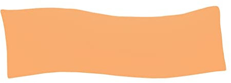 Dukal | Bezug für Billerbeck Sinus Seitenschläferkissen | 30x130 cm | aus hochwertigem DOPPEL-Jersey | 100% Baumwolle | Farbe: apricot