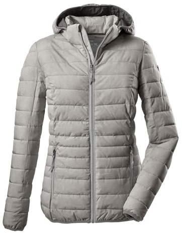 G.I.G.A. DX Damen Uyaka Stripe Casual Funktionsjacke In Daunenoptik Mit Abzippbarer Kapuze