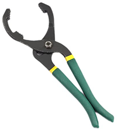 DragonX2 Ölfilter-Werkzeug - Verstellbare Zange Mit Rutschfestem Griff - Grün - Für Ölfilter Von Ø 30mm Bis Ø 160mm