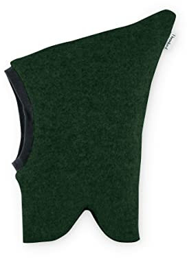 Ehrenkind® Walkmütze aus Bio-Wolle & Bio-Baumwolle | Standard 100 by Oeko-TEX | Waldgrün 45/47