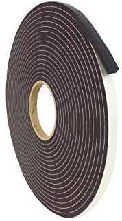 WOD Isolierschaum-Klebeband, selbstklebend, 1,9 cm dick x 5,1 cm breit, 15,2 m, hergestellt in den USA, Wetterabisolierung, HVAC, Abdichten von Türen, Fenstern, Rohren, Kühlung, Schallschutz und