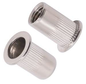 Dadi rivetti M3-0,5 x 10 mm (100 pz), acciaio inossidabile 304 18/8