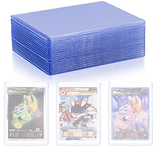 Kartenhüllen, Standard Toplader, 76 x 101 mm Klare K50 Stück durchsichtige Kartenhüllen, Standard Toplader, 76 x 101 mm Klare Karten Schutzhüllen, Sammelkartenhüllen Sleeves, Deckschutz