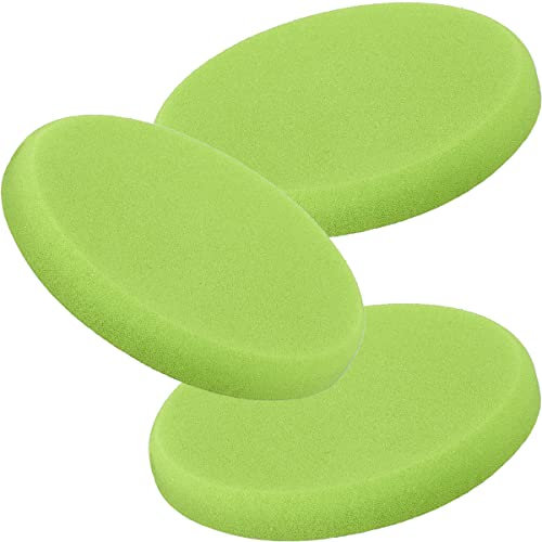 detailmate Polierpad Bundle - 3X POLYTOP Polierschwamm für Poliermaschine Finish Pad grün 160 x 20 mm - Auto Politur Pad Set