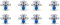El kit de tornillos de fijación de Snowboard incluye 8 tornillos de Snowboard y 8 arandelas de tornillos de Snowboard.