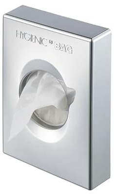 Geesa Hygienebeutel Spender Hotel Halterung Hygienebeutelspender, chrom