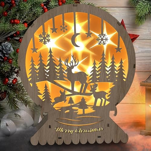 Led Weihnachtsdeko Leuchtende Deko,Weihnachtsbe Leuchtung Innen Holz Deko,Laterne Weihnachten Weihnachtsdeko Figuren,Weihnachtsstern Beleuchtet Lichterbogen Weihnachtsbaum Lichter (Weihnachten)