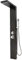 Colonna Doccia HUOLE In acciaio Inox 304 Spazzolato, Miscelatore Pannello Design Moderno Multifunzione Soffione Idromassaggio Doccia A Cascata Doccetta (15 * 47 * 130 cm nero)