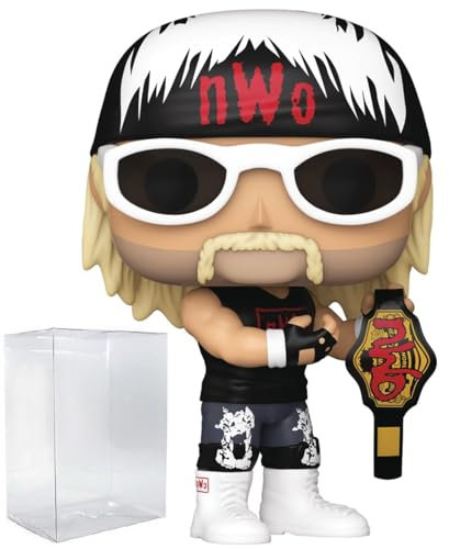 POP WWE: Wolfpac Hulk Hogan Funko Vinyl-Figur (inklusive kompatibler Box-Schutzhülle), mehrfarbig, 9,5 cm