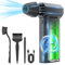 VANBAR Electric Compressed Air Cleaner for PC, 180000RPM Super Power Air Duster, 3-Gear Rechargeable Air Blower Keyboard Cleaner, Turbo Fan for Computer, Outdoor, House, Car