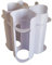 Générique Rangemement Blanc pour 12 Pots et 12 couvercles pour yaourtière multidélices (Blanc)